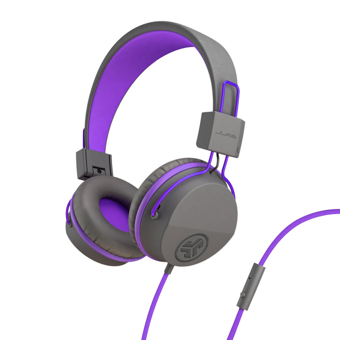 JLab JBuddies Kids Headphones - Grey/Purple JLAB