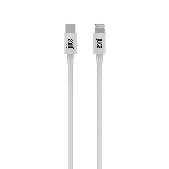 Juice JUI-CABLE-LIGHT-TYPEC-2M-RND-WHT lightning cable White Juice