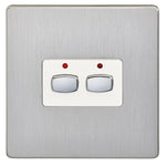 EnerGenie MIHO073 light switch Stainless steel, White Energenie