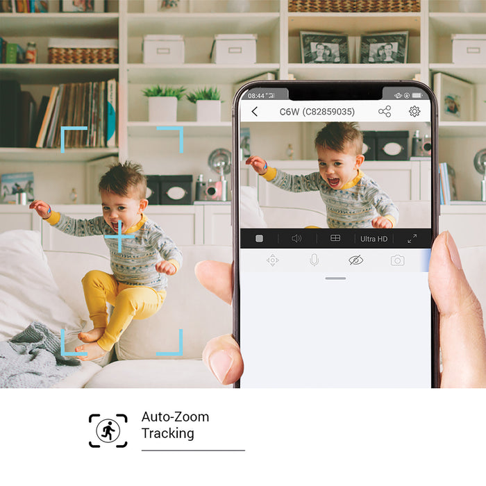 EZVIZ C6W 4MP Smart Pan/Tilt Indoor Camera with AI Human Detection Ezviz