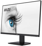 MSI Pro MP273 27 Inch Monitor, Full HD (1920 x 1080), 75Hz, IPS, 5ms, HDMI, DisplayPort, Built-in Speakers, Anti-Glare, Anti-Flicker, Less Blue light, TÜV Certified, VESA, Kensington, Black