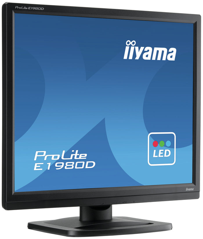 iiyama ProLite E1980D-B1 LED display 48.3 cm (19) 1280 x 1024 pixels XGA Black