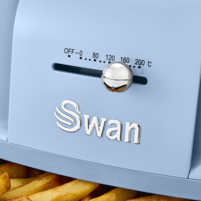 Swan SD10510BLN fryer 6 L Stand-alone Hot air fryer Blue Swan