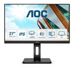 AOC P2 Q27P2Q LED display 68.6 cm (27) 2560 x 1440 pixels Quad HD Black