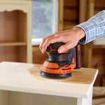 Black & Decker BDCROS18-GB portable sander Random orbital sander 12000 RPM Black, Orange