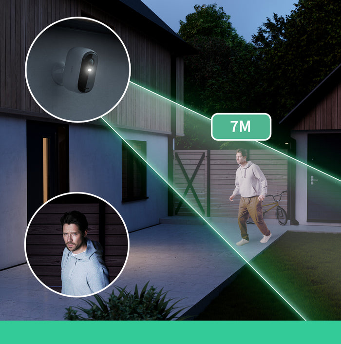 Arlo Essential 2K Outdoor Smart Security Camera, 3-pack