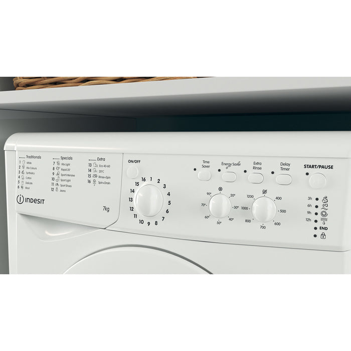 Indesit IWC 71252 W UK N  7KG Washing Machine White E Rated
