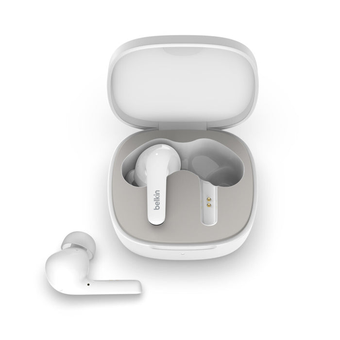 Belkin SOUNDFORM Flow Headset Wireless In-ear Calls/Music USB Type-C Bluetooth White BELKIN