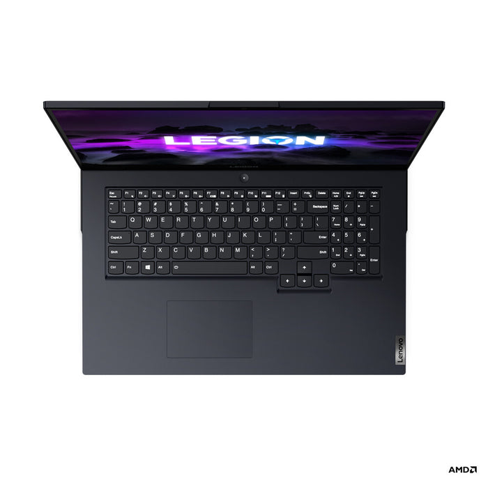 Lenovo Legion 5 AMD Ryzen™ 5 5600H Laptop 43.9 cm (17.3) Full HD 8 GB DDR4-SDRAM 512 GB SSD NVIDIA GeForce RTX 3060 Wi-Fi 6 (802.11ax) Windows 10 Home Black