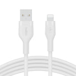 Belkin Cbl Scicone USB-A LTG 2M blc White