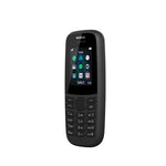 Nokia 105 (2019 edition) 1.77 Inch UK SIM Free Feature Phone (Single SIM) – Black