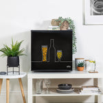 Kuhla KTTF4BGB-1012 fridge Freestanding 43 L F Black, Multicolour