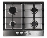 Russell Hobbs RH60GH402SS hob Black, Stainless steel Built-in 59 cm Gas 4 zone(s)