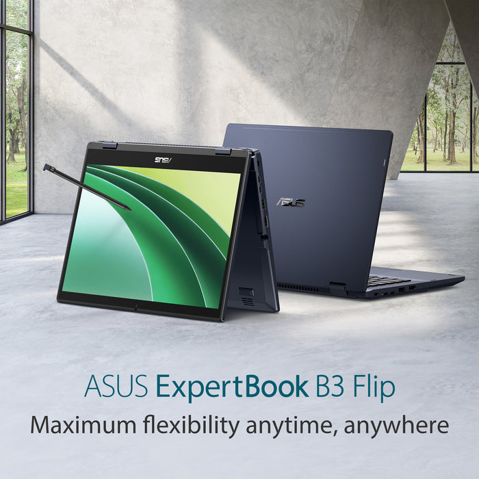 ASUS ExpertBook B3 Flip B3402FEA-EC0713X Hybrid (2-in-1) 35.6 cm (14) Touchscreen Full HD Intel® Core™ i5 i5-1135G7 8 GB DDR4-SDRAM 256 GB SSD Wi-Fi 6 (802.11ax) Windows 11 Pro Black