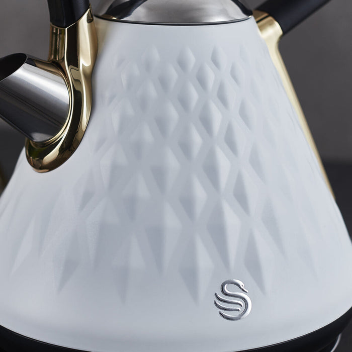 Swan Gatsby electric kettle 1.7 L 3000 W White Swan