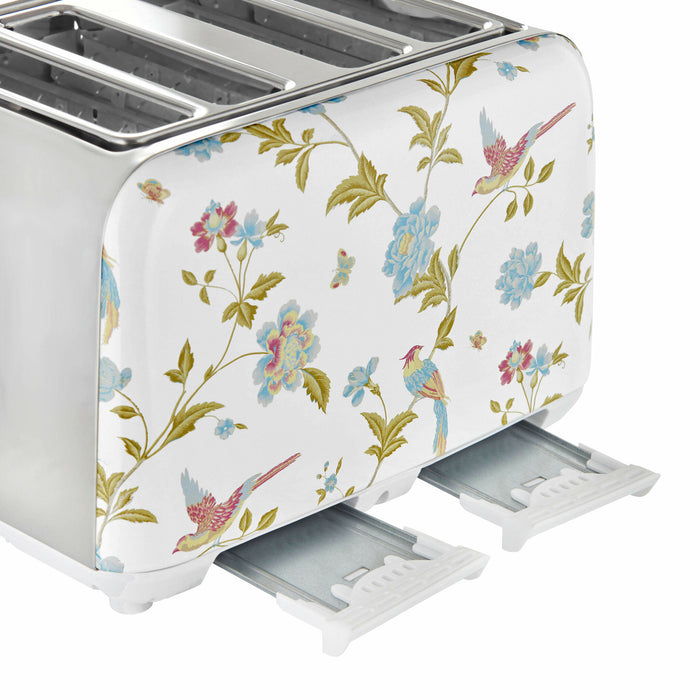 Laura Ashley 4 Slice Toaster Elvedon White