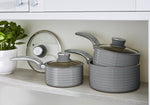 Swan Retro 3 Piece Saucepan Set Swan