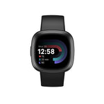 Fitbit Versa 4 - 40 mm - graphite - smart watch with band - black