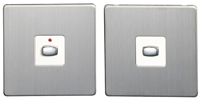 EnerGenie MIHO046 light switch Brushed steel, White Energenie