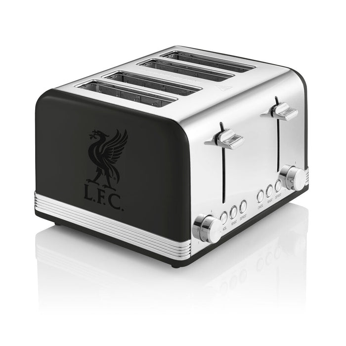 Swan Liverpool FC Black 4 Slice Toaster