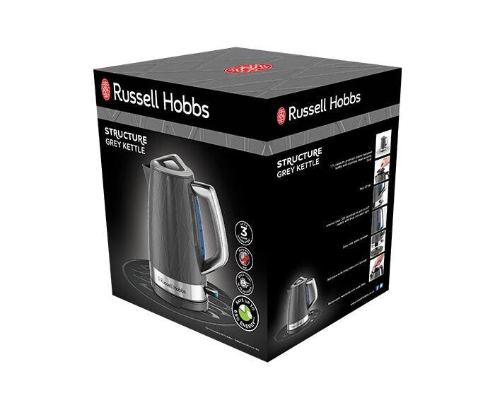 Russell Hobbs Structure electric kettle 1.7 L Grey Russell Hobbs