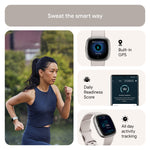 Fitbit Sense 2 Smart Watch - Lunar White/Platinum