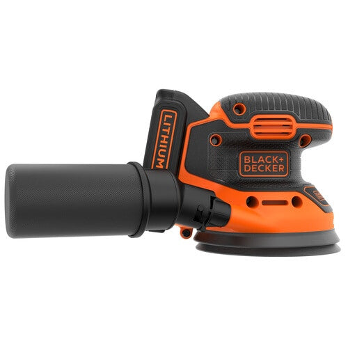 Black & Decker BDCROS18-GB portable sander Random orbital sander 12000 RPM Black, Orange