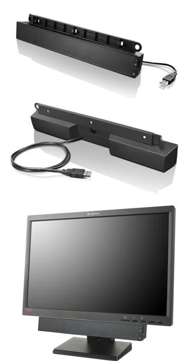 Lenovo USB Soundbar Black 2.0 channels 2.5 W Lenovo