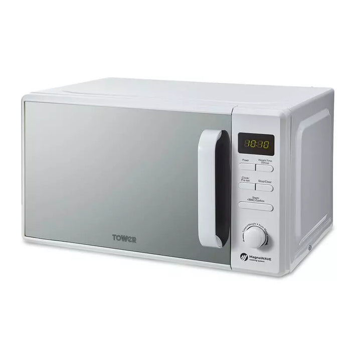 Tower T24037WHT microwave Countertop Solo microwave 20 L 800 W White Tower