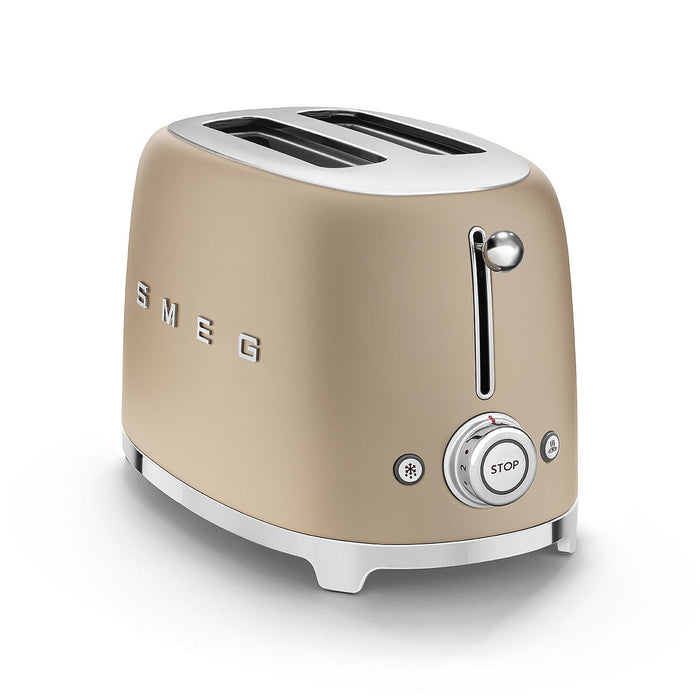 Smeg TSF01CHMUK toaster 6 2 slice(s) 950 W Champagne, Gold Smeg