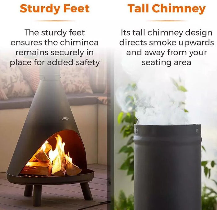 Tower Outdoor Comet Chiminea