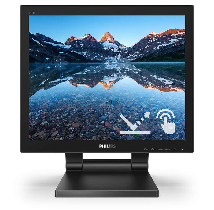 Philips 172B9TL/00 computer monitor 43.2 cm (17) 1280 x 1024 pixels Full HD LCD Touchscreen Black