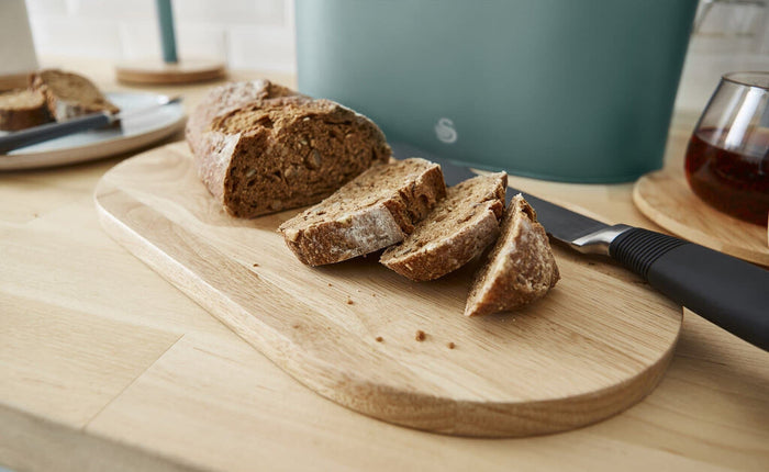 Swan Bread Bin with Wooden Lid Swan