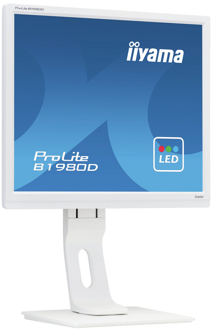 iiyama ProLite B1980D-W1 LED display 48.3 cm (19) 1280 x 1024 pixels SXGA White