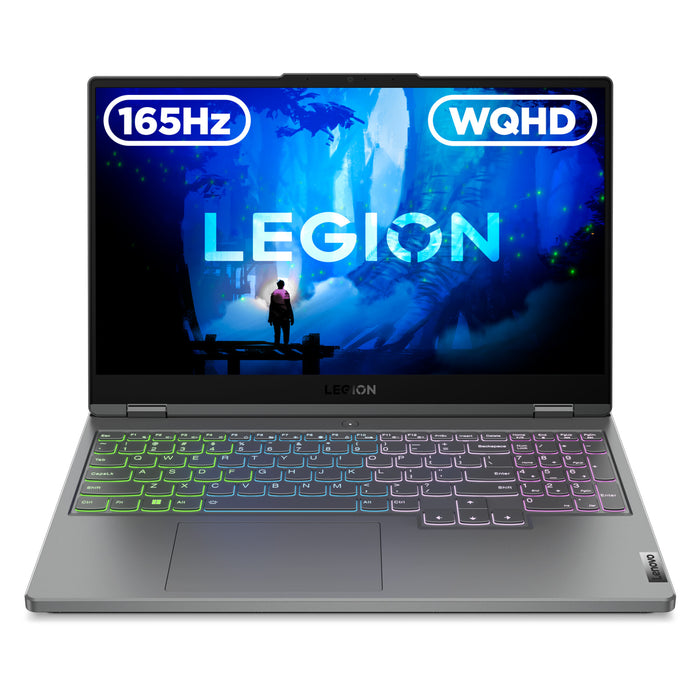 Lenovo Legion 5 15ARH7H AMD Ryzen™ 7 6800H Laptop 39.6 cm (15.6) Wide Quad HD 16 GB DDR5-SDRAM 512 GB SSD NVIDIA GeForce RTX 3070 Ti Wi-Fi 6E (802.11ax) Windows 11 Home Grey