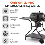 Tower T978511 outdoor barbecue/grill Barrel Charcoal + Firewood Black Tower