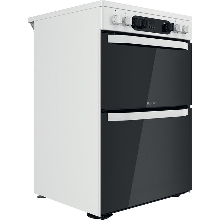 Hotpoint HDM67V9CMW/U Freestanding cooker Electric Ceramic White