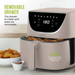 Tower T17127MSH fryer Single 6 L Stand-alone 1700 W Hot air fryer Brown Tower