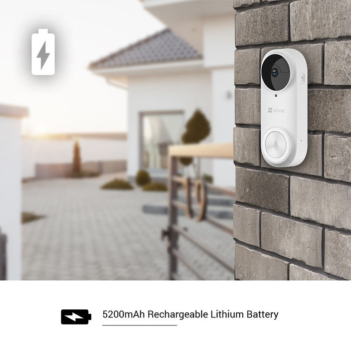 DB2 BATTERY DOORBELL 2K GREY