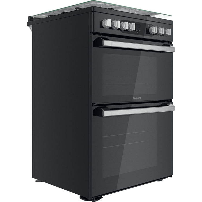 Hotpoint HDM67G9C2CSB/UK cooker Freestanding cooker Electric Gas Black A