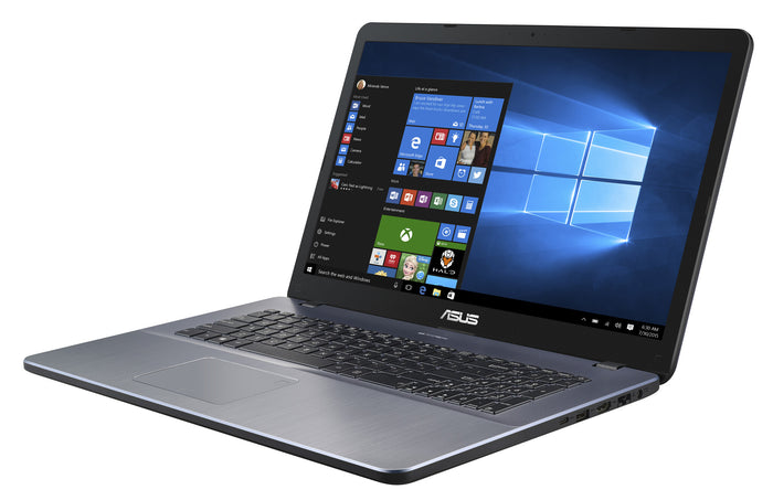 ASUS VivoBook 17 X705MAR-BX022T laptop 43.9 cm (17.3) HD+ Intel® Celeron® N N4020 8 GB DDR4-SDRAM 1 TB HDD Wi-Fi 5 (802.11ac) Windows 10 Home Grey Asus