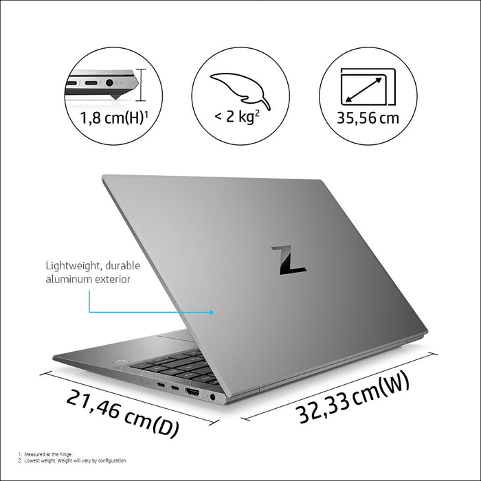 HP ZBook Firefly 14 G8 Intel® Core™ i5 i5-1135G7 Mobile workstation 35.6 cm (14) Full HD 16 GB DDR4-SDRAM 512 GB SSD Wi-Fi 6 (802.11ax) Windows 11 Pro Grey