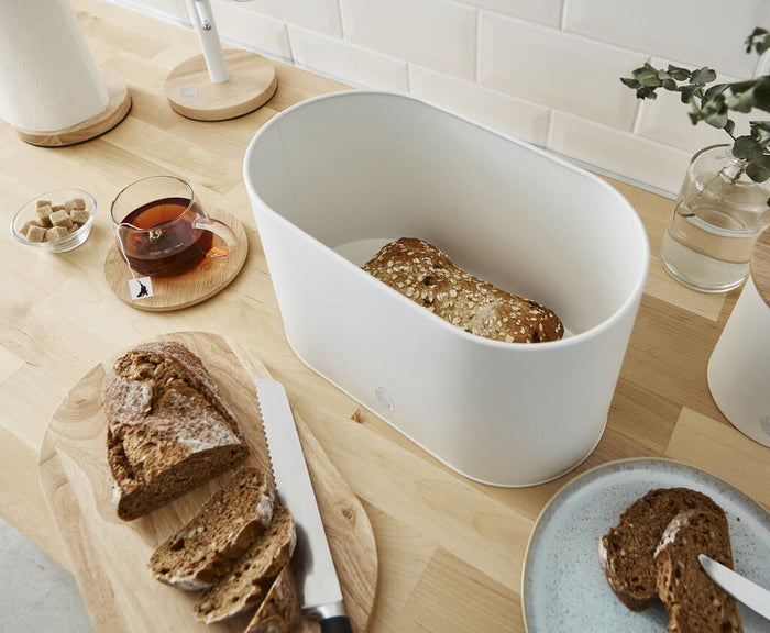 Swan Bread Bin with Wooden Lid Swan