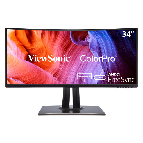 Viewsonic VP Series VP3481A computer monitor 86.4 cm (34) 3440 x 1440 pixels Wide Quad HD LED Black