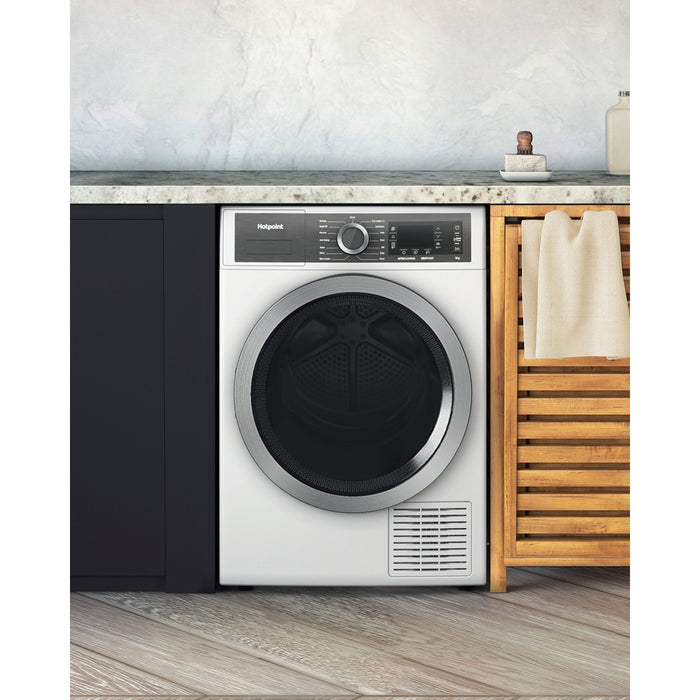 Hotpoint H8 D94WB UK tumble dryer Freestanding Front-load 9 kg A+++ White Hotpoint