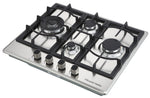 Russell Hobbs RH60GH403SS hob Stainless steel Built-in 59 cm Gas 4 zone(s) Russell Hobbs