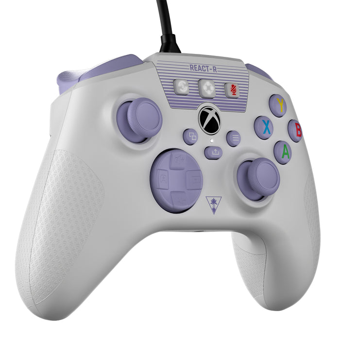 Turtle Beach REACT-R Purple, White USB Gamepad Analogue / Digital PC, Xbox One, Xbox Series S, Xbox Series X