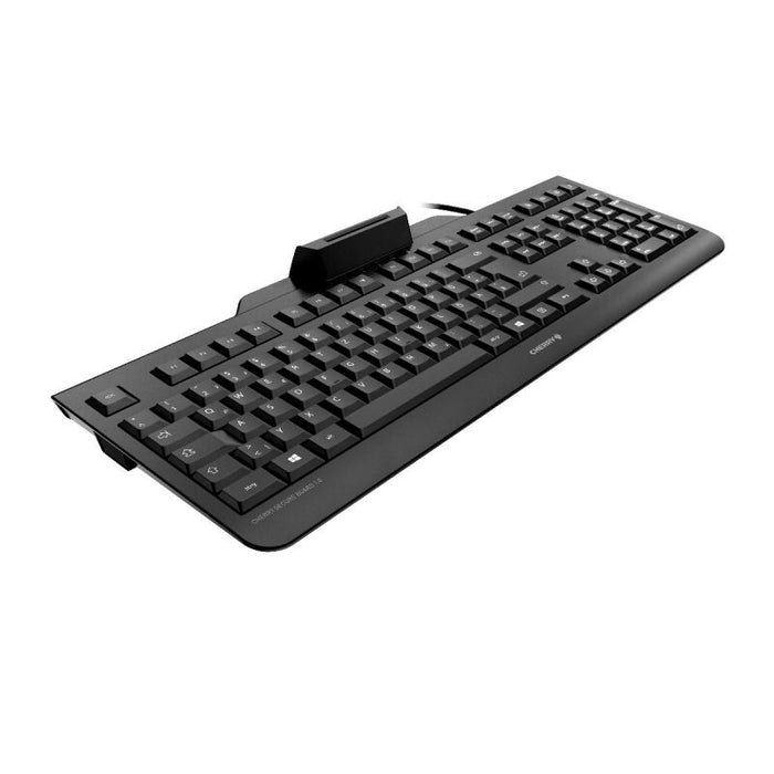 CHERRY SECURE BOARD 1.0 Corded Smartcard Keyboard, Black, USB (QWERTY - UK) CHERRY