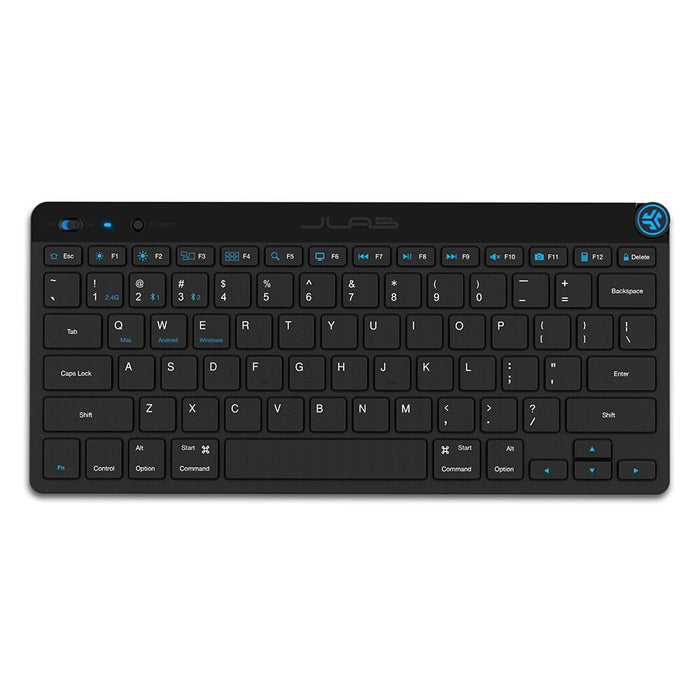 JLab GO keyboard Universal Bluetooth QWERTY English Black