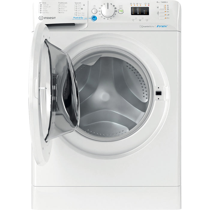 Indesit BWA 81485X W UK N washing machine Front-load 8 kg 1400 RPM White